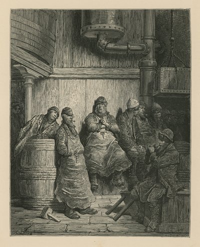 Barclay Perkins Brewery Workers by Gustave Dore